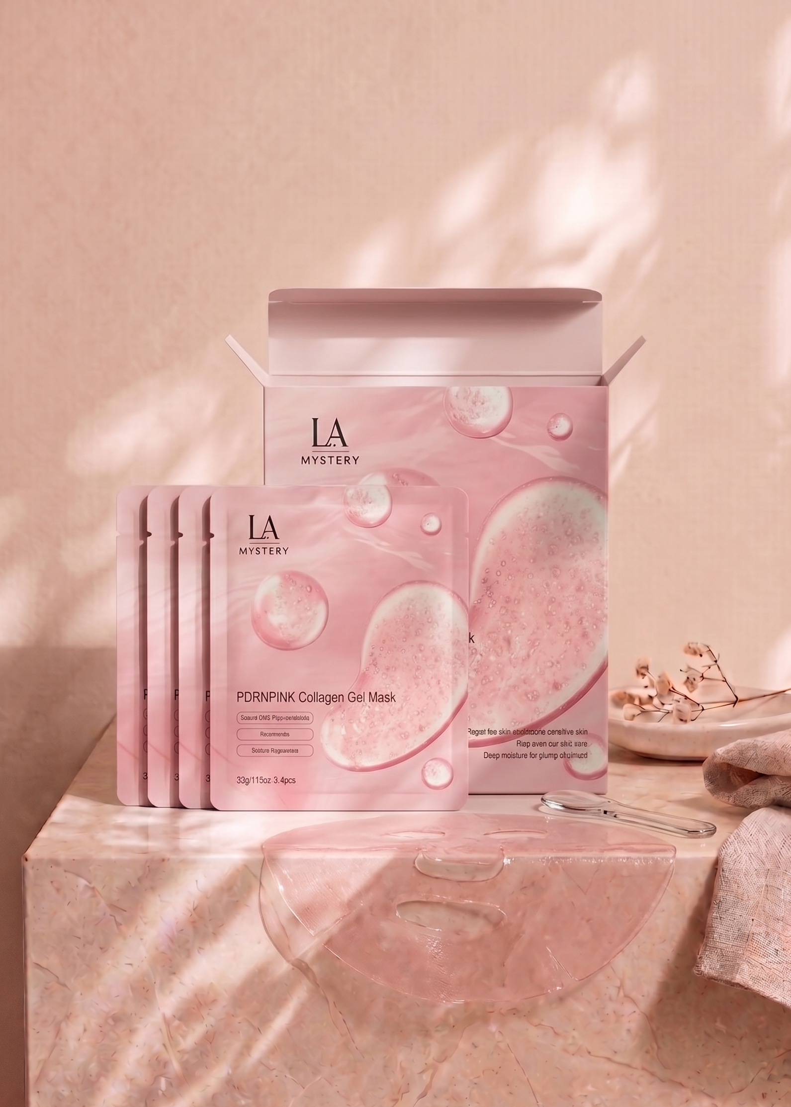 Máscara Facial de Colágeno PDRNPINK - La Mistery