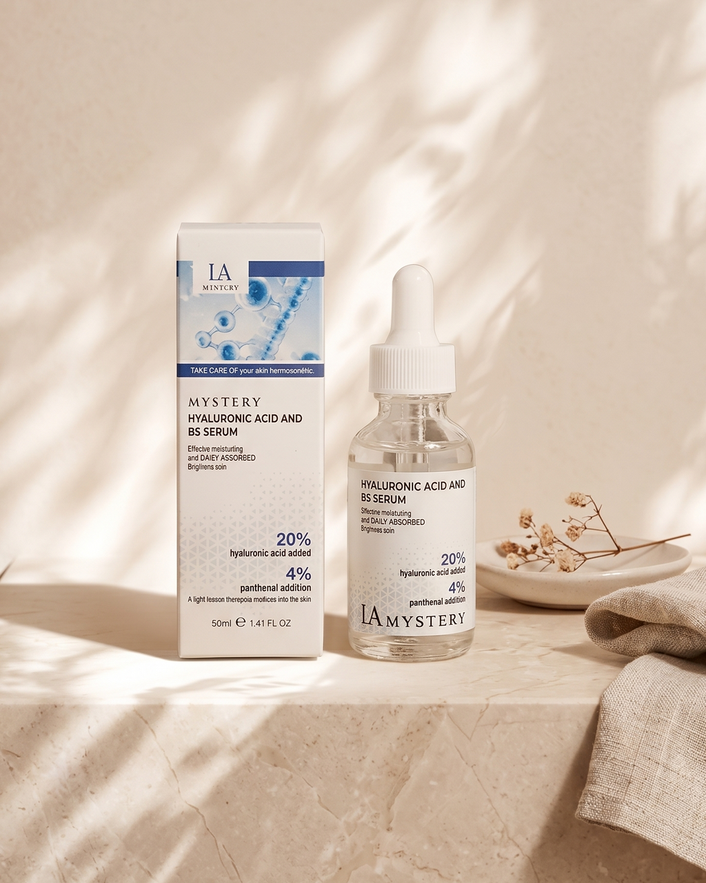 Sérum Hidratante de Ácido Hialurônico e B5 30ml – LA Mystery