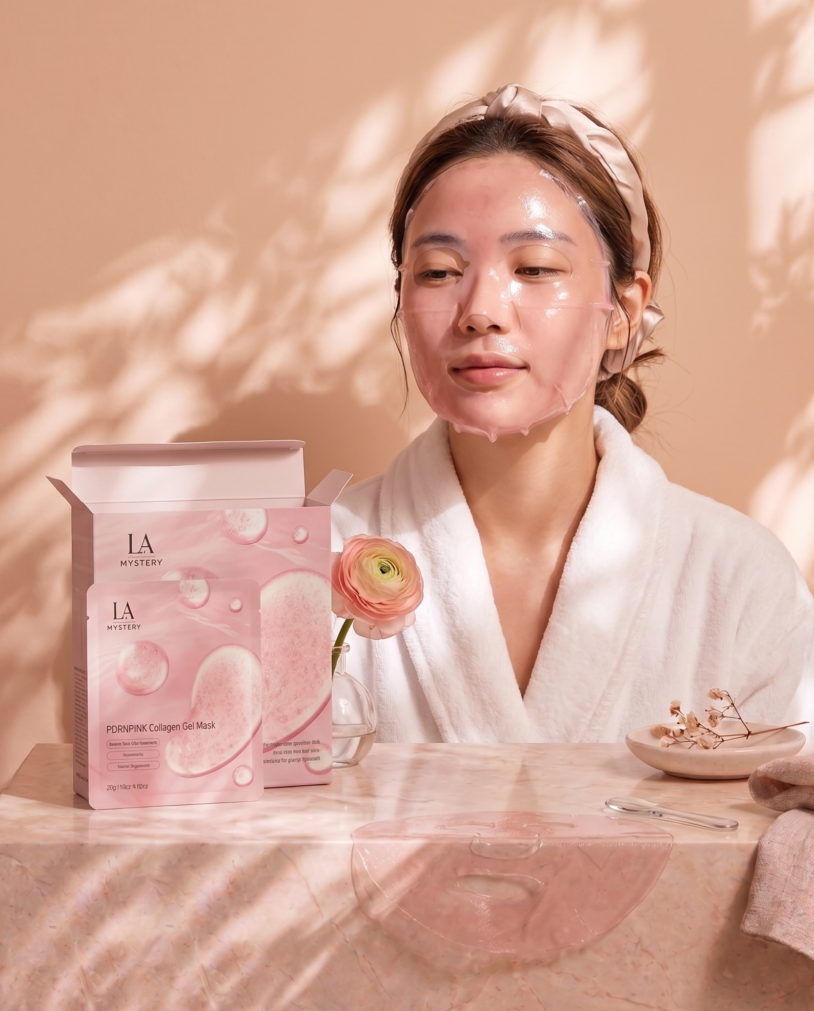 Máscara Facial de Colágeno PDRNPINK - La Mistery